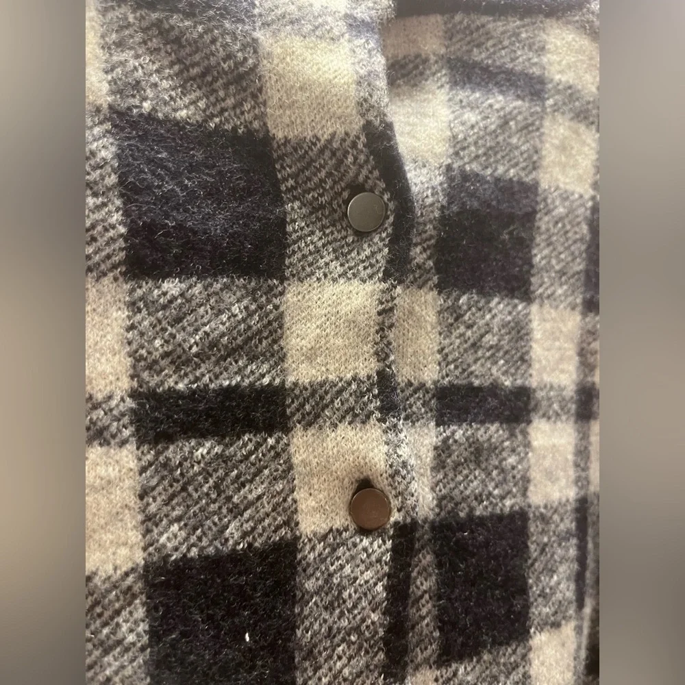 MADEWELL Plaid Button-Back Sweater $98! - Picture 9 of 10